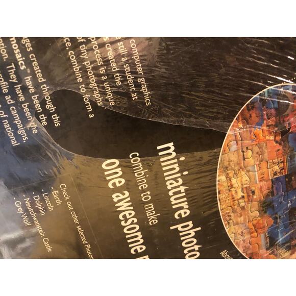 Vintage James Dean Photomosaic Puzzle 1026 PCs Robert Silvers - Picture 7 of 8